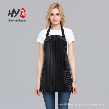 Breathable polyester cotton stripe apron